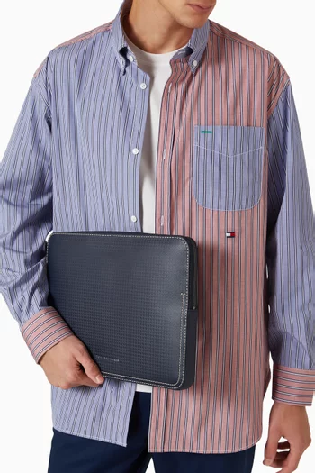 Textured Micro Flag Laptop Pouch