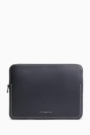 Textured Micro Flag Laptop Pouch