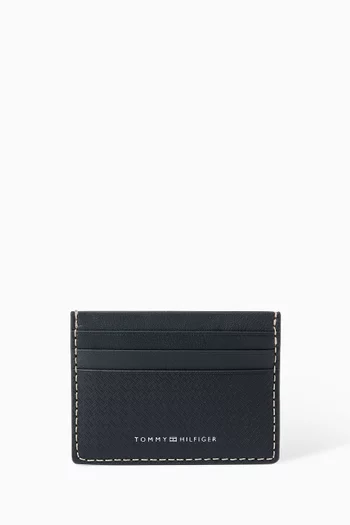 TH Micro Card Holder in Leather