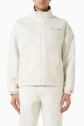 Sail Mix Reversible Jacket in Cotton Blend