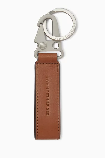 Beach Keyring in Leather