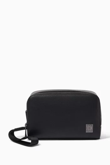 Emblem Dopp Kit in Faux Leather