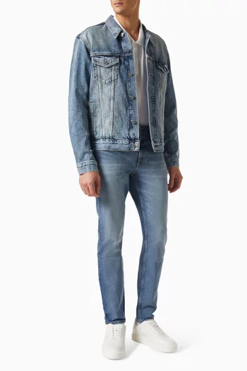 Slim Tapered Jeans in Denim