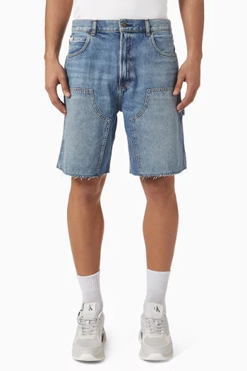 90s Utility Shorts in Denim