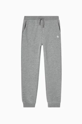 Mini Badge Sweatpants in Cotton-blend
