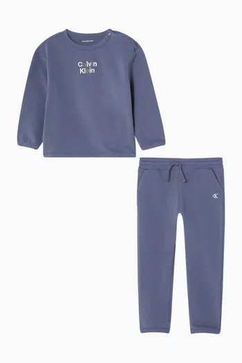 Match Back Tracksuit Set in Cotton