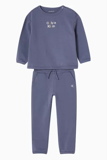 Match Back Tracksuit Set in Cotton