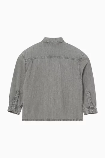 Button-up Shirt in Denim