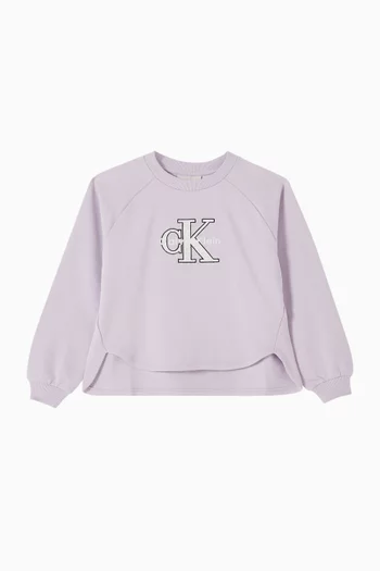 High-Lo Logo Sweatshirt