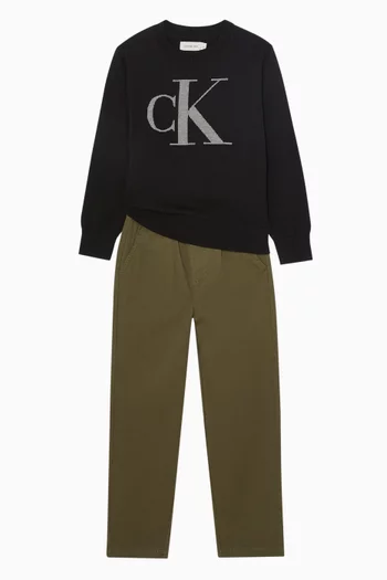 Straight Leg Pants