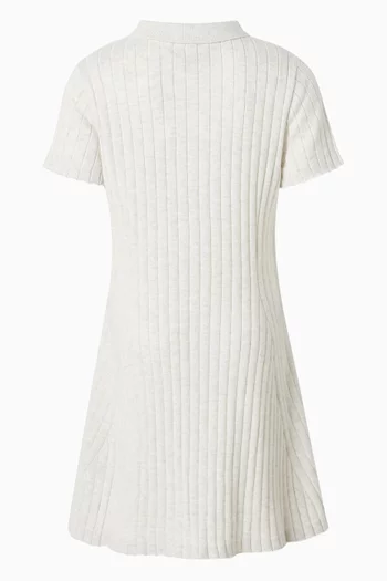 Mini Me Ribbed Polo Dress