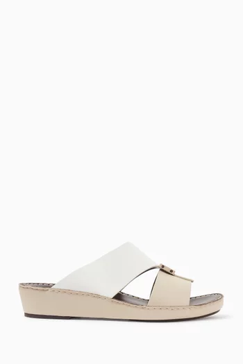 Quadratura Cattura Edredon Sandals in Calf Leather