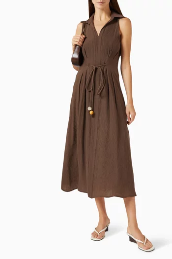 Belted Midi Dress