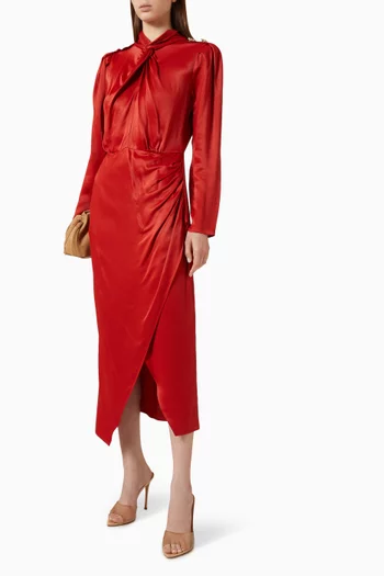 Twist Midi Dress