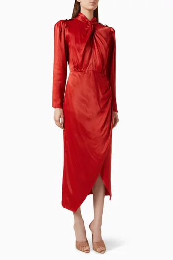 Twist Midi Dress