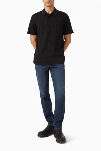 Harvey Polo T-shirt in Ribbed-knit