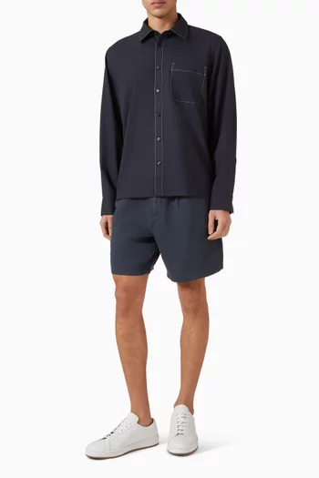 Austin Tropical Shirt in Wool