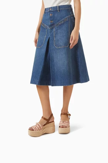 Isla Wedge Espadrilles in Cotton Blend