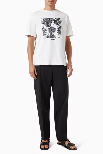 Graphic-print T-shirt in Cotton