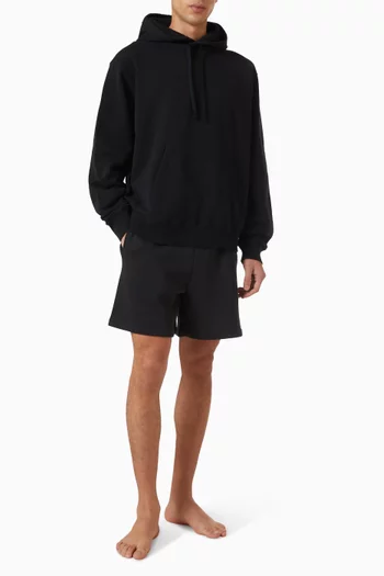 Drawstring Hoodie in Cotton-fleece