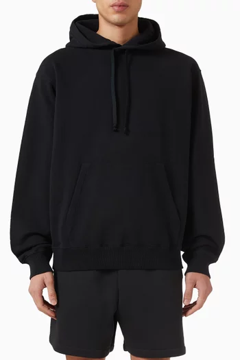 Drawstring Hoodie in Cotton-fleece