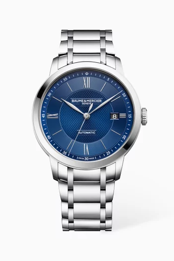 Classima Automatic Steel Watch, 40mm