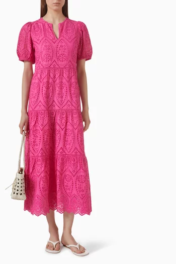 Yasholi Midi Dress in Cotton