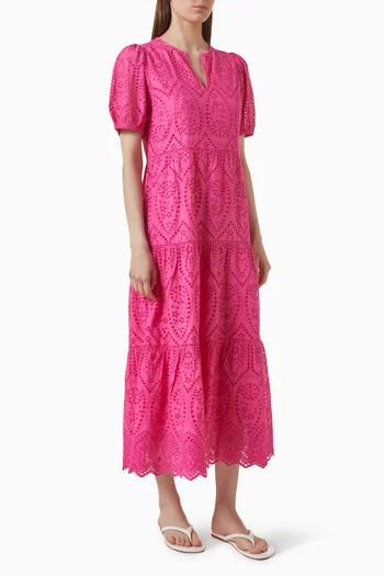 Yasholi Midi Dress in Cotton
