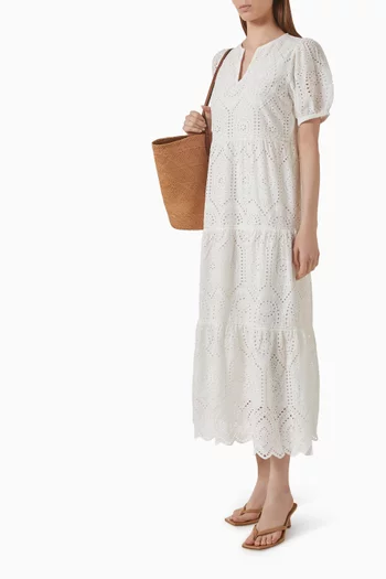 Yasholi Midi Dress in Cotton