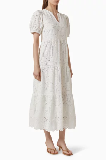 Yasholi Midi Dress in Cotton
