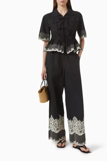 Yasrami Wide-leg Pants