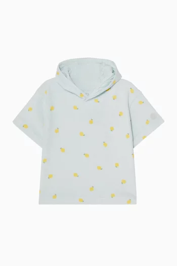 Lemon Towelling Hoodie
