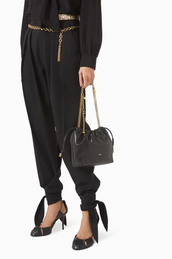 Small Icons Top-handle Bag in Nappa Lambskin Leather
