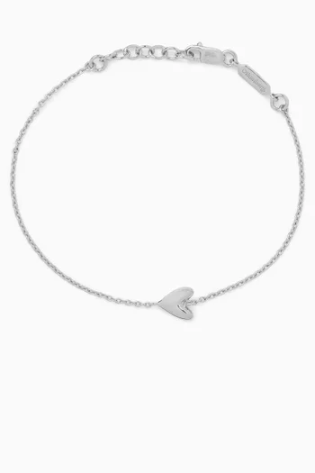Roscida Heart Bracelet in Sterling Silver