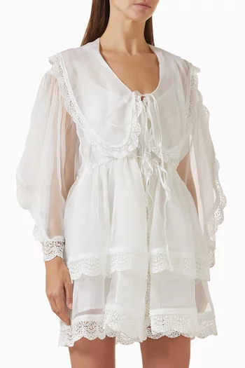 Lior Mini Dress in Silk