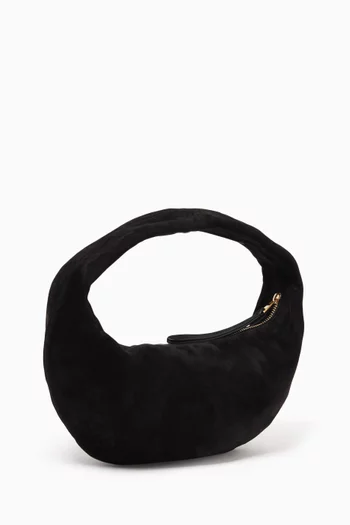 Mini Olivia Hobo Bag in Suede