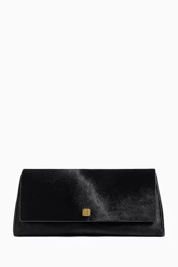 Small Audrey Clutch in Haircalf
