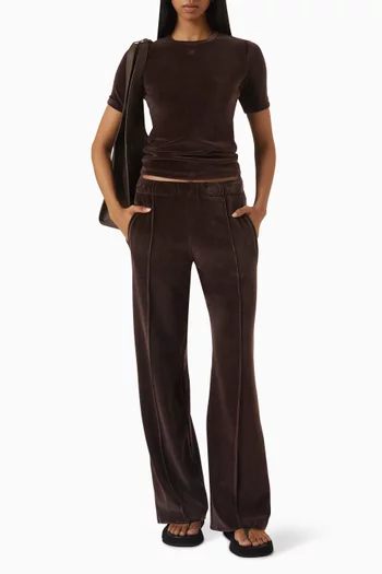 Velvet Fitted T-shirt