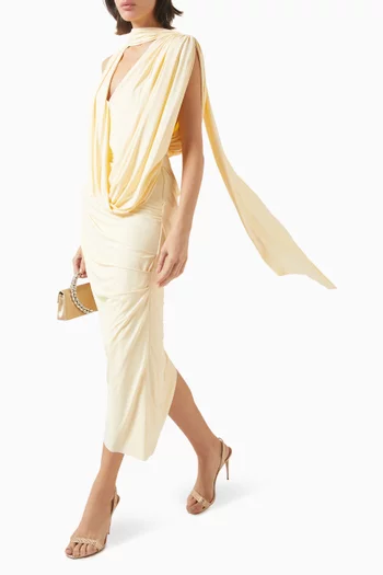 Alma Midi Dress in Jersey