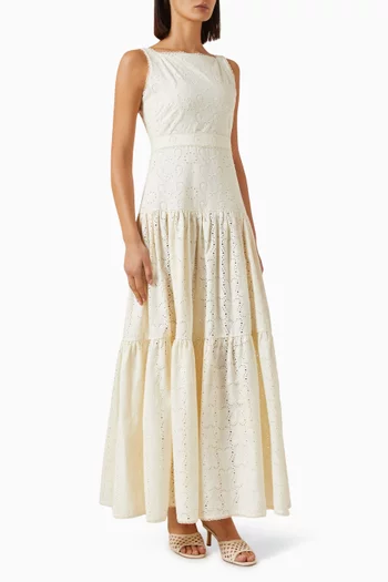 Abeja Playa Maxi Dress in Cotton