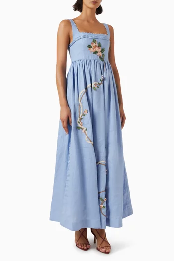 Barbara Dress in Linen
