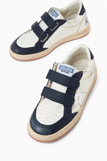 Ball Star Strap Sneakers in Leather