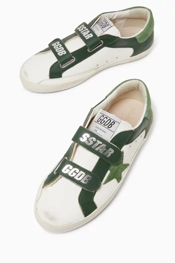Old School Sneakers in Leather & Suede