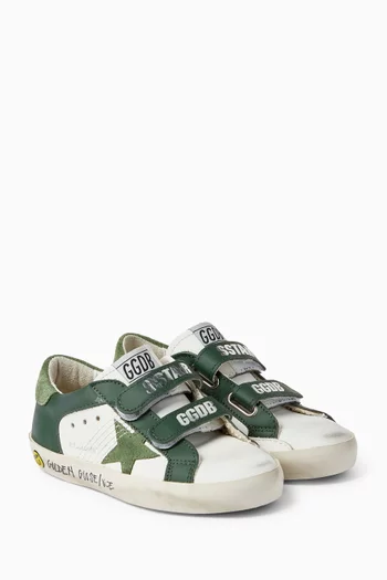 Old School Sneakers in Leather