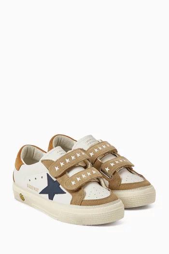 May School Sneakers in Leather & Suede