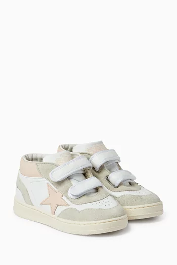 June Basket Sneakers in Leather
