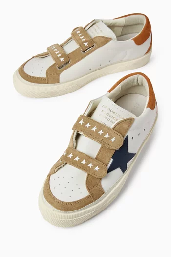 May School Sneakers in Leather & Suede
