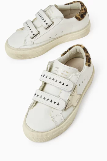 May School Sneakers in Leather