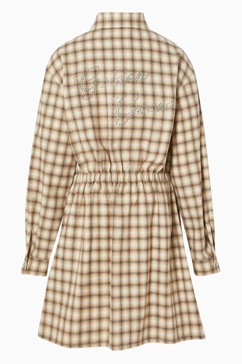 Chemisier Dress in Cotton Flannel