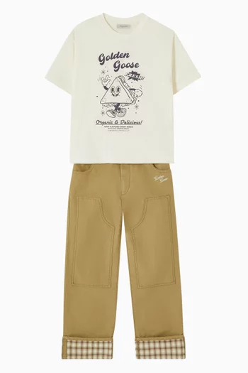 Over T-shirt in Cotton
